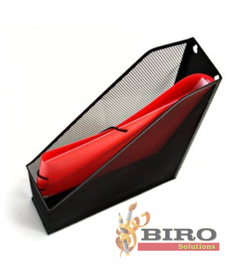 Boxa verticala din metal, tip plasa, neagra